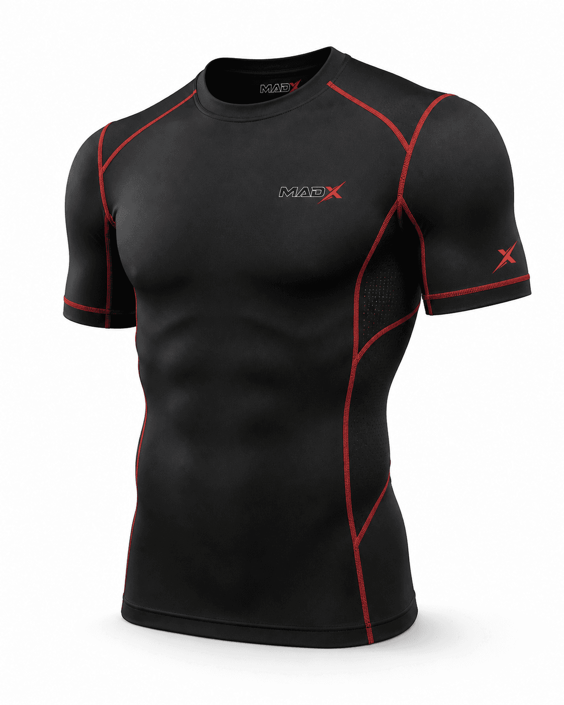 Strike Black & Red Compression T-Shirt