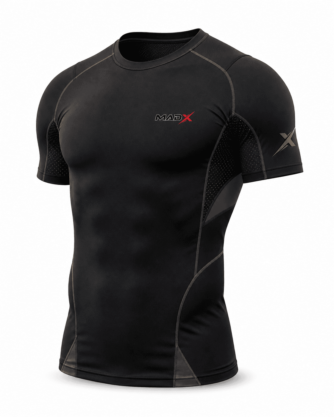Titan Black & Bronze Compression T-Shirt