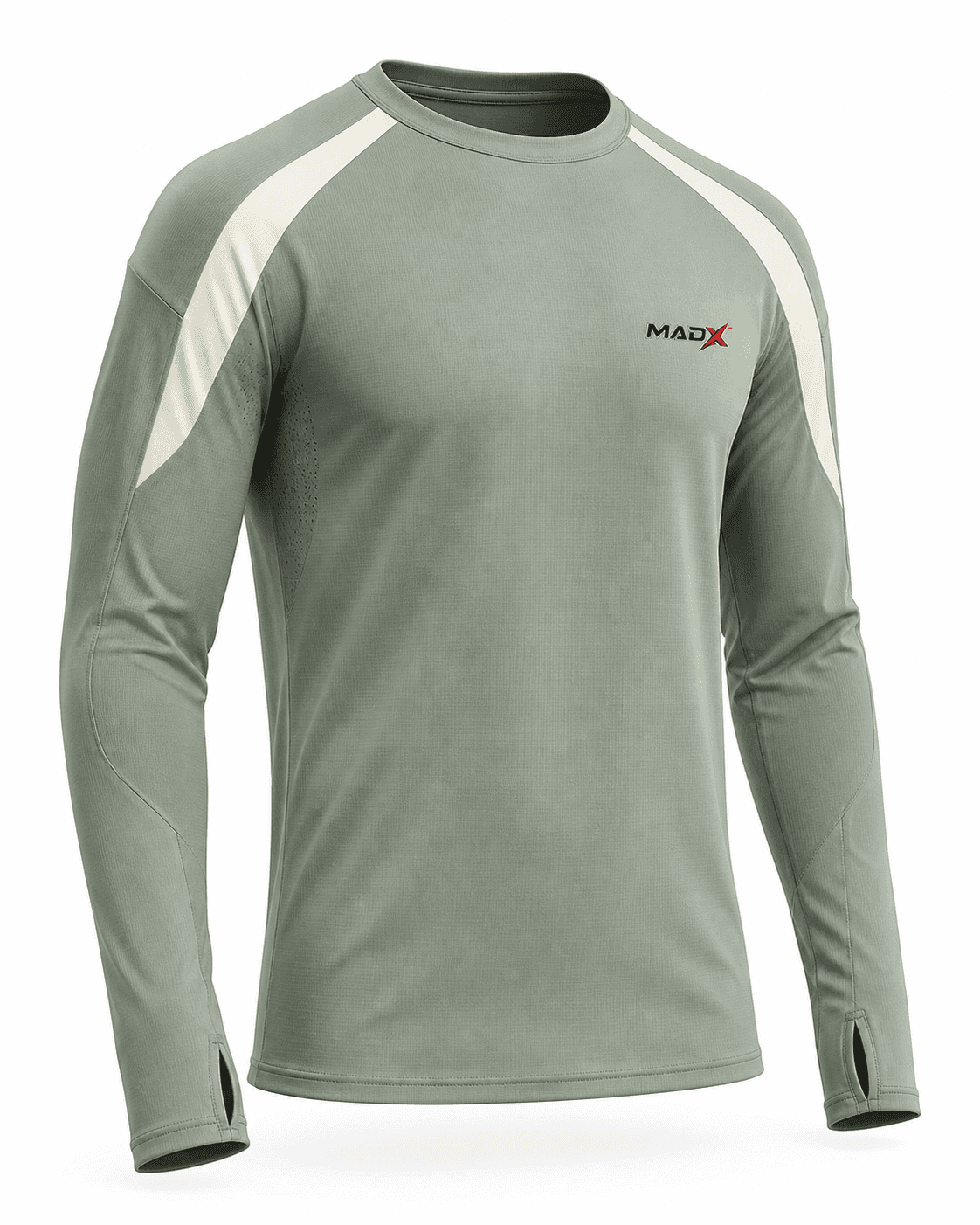 Breeze Sage & Cream Long-Sleeve Training Top