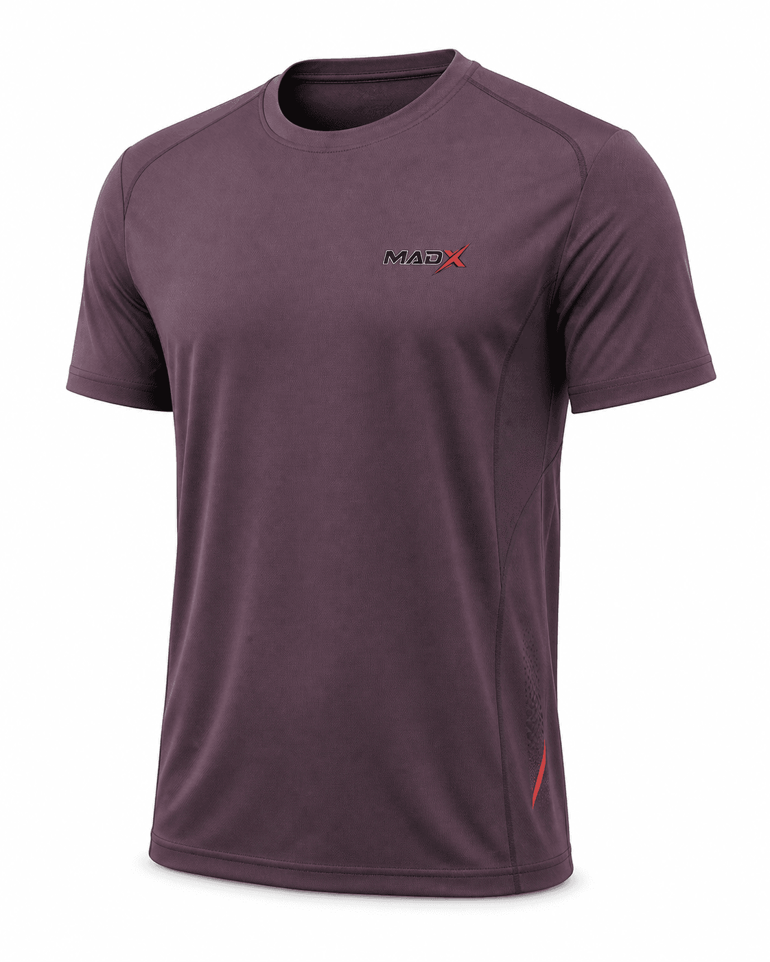 Flow Plum & Charcoal Performance T-Shirt