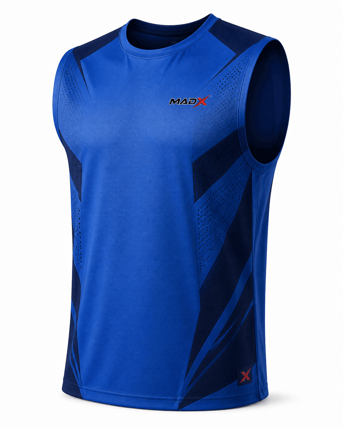 Surge Royal Blue & Navy Sleeveless Training Shirt