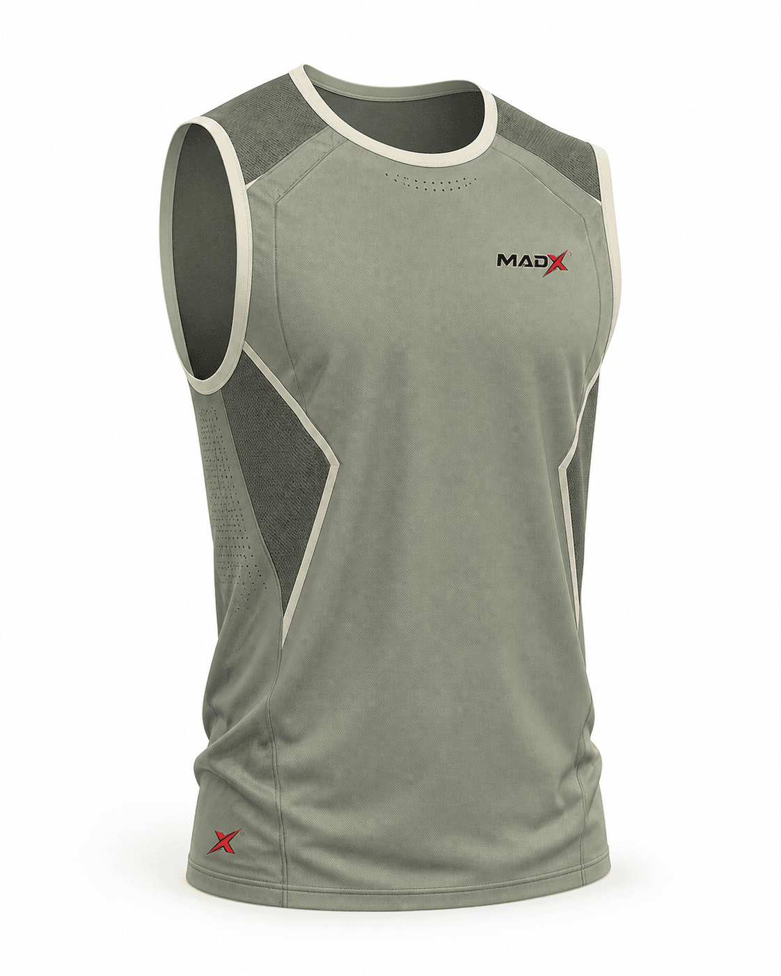 Trail Sage & Charcoal Sleeveless Training Shirt