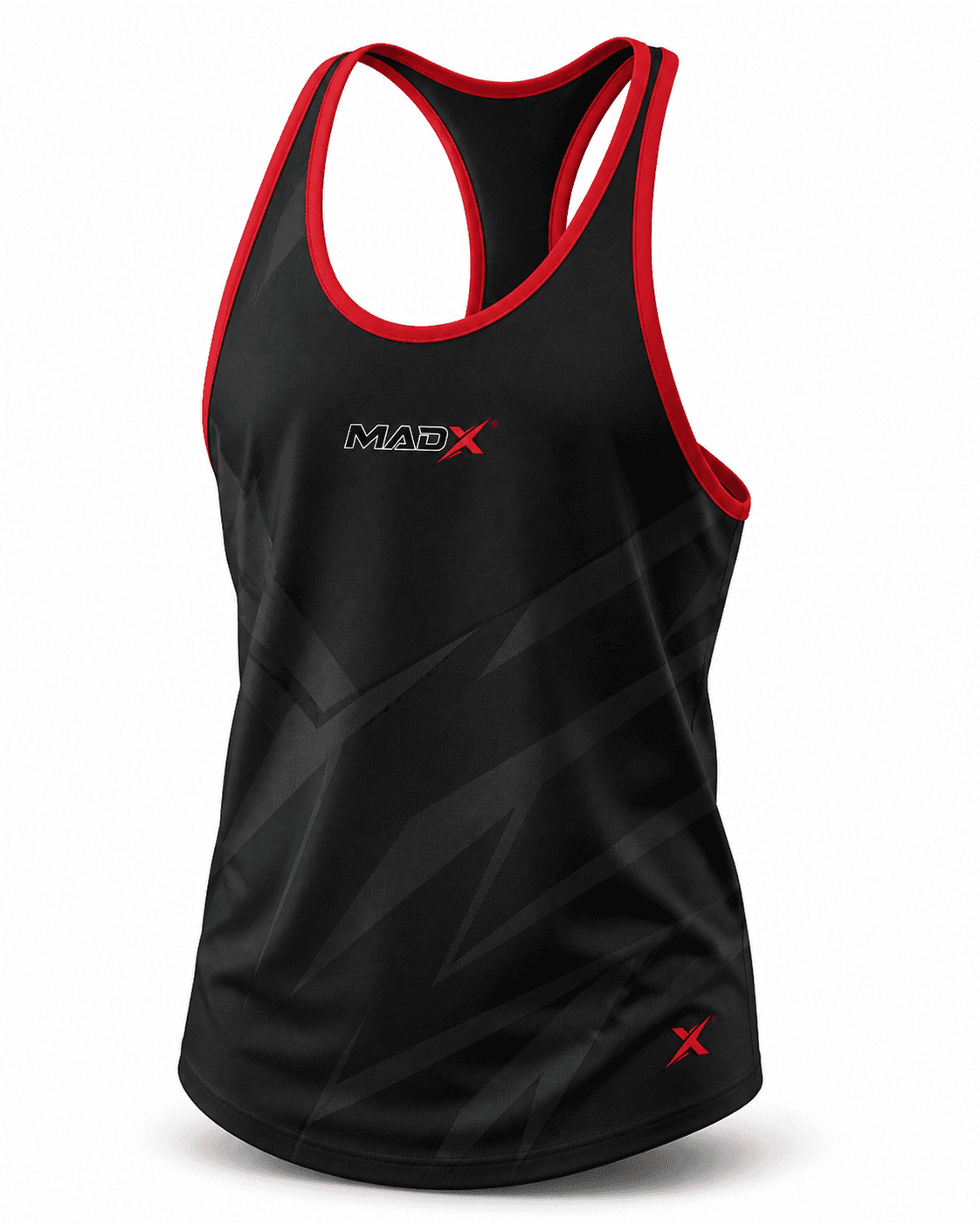 Strike Black & Red Stringer Vest