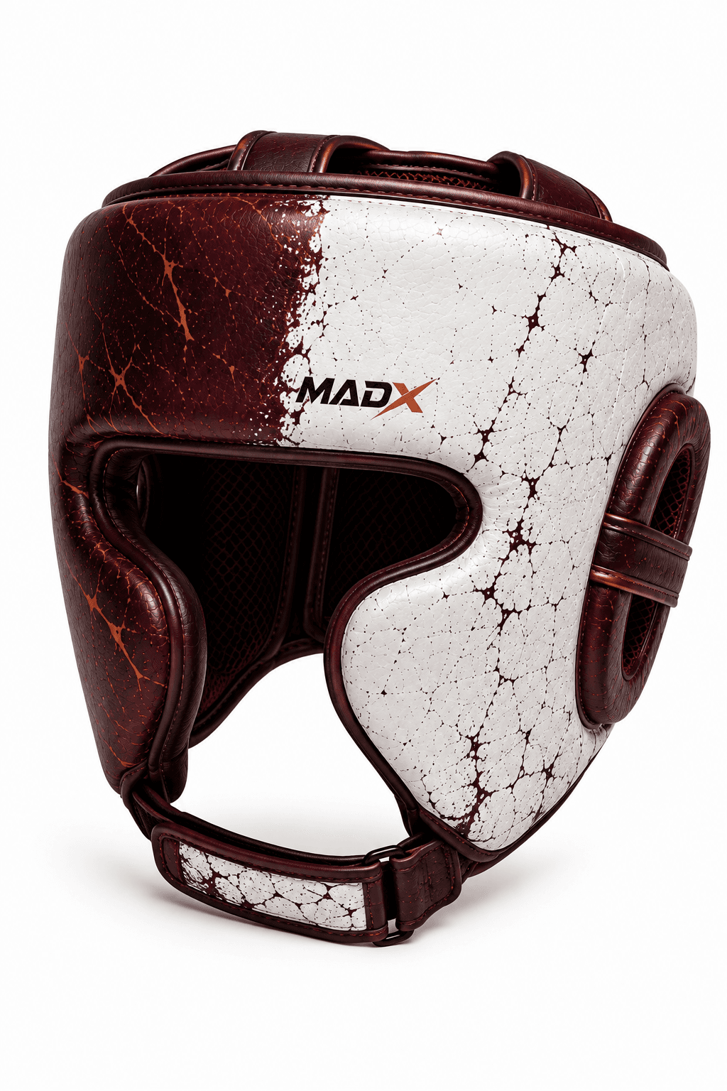 Rampage Burgundy & White Cheek Headguard