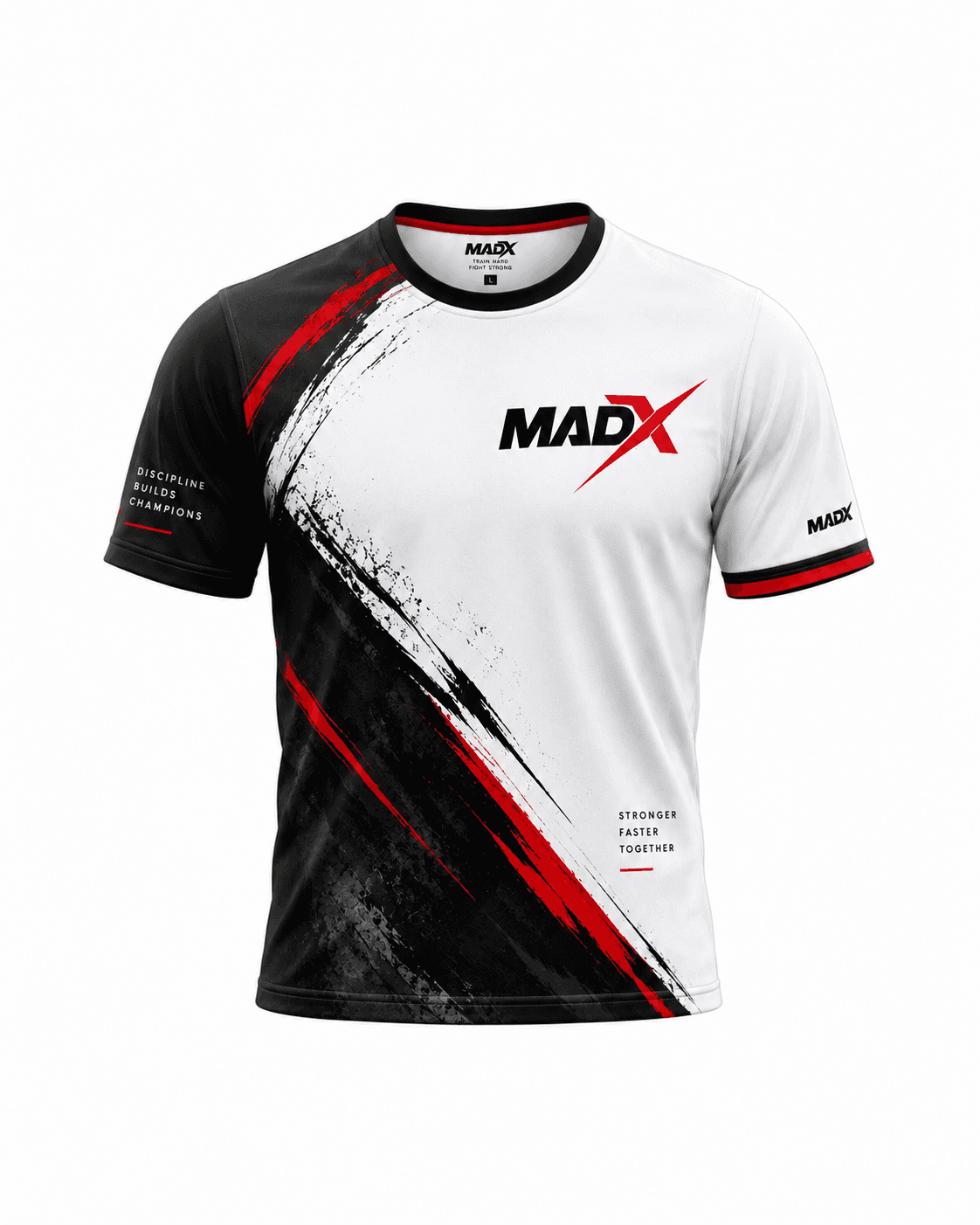 Apex White, Black & Red Training Shirt