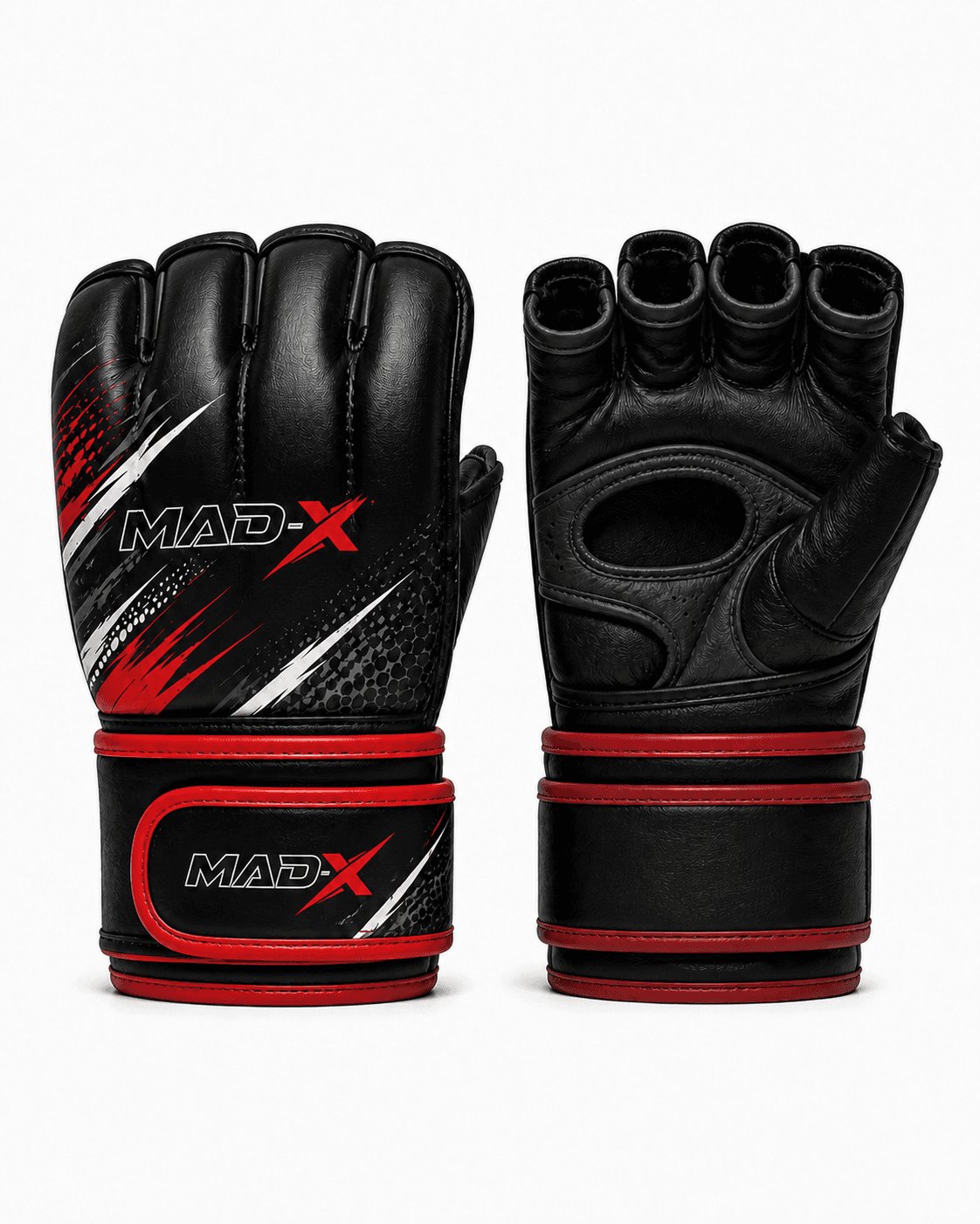 Velocity Black & Red MMA Gloves