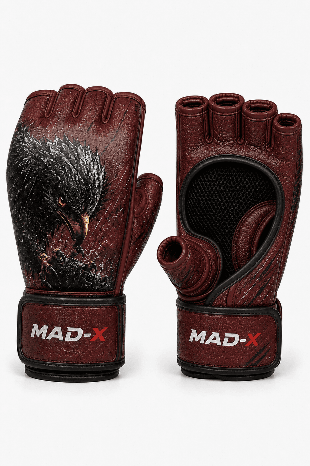 Eagle Maroon MMA Gloves